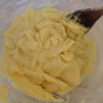 Pâte à choux - incorporer les oeufs