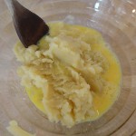 Pâte à choux - incorporer les oeufs
