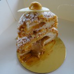 Religieuse vanille cacahuètes fou de pâtisserie