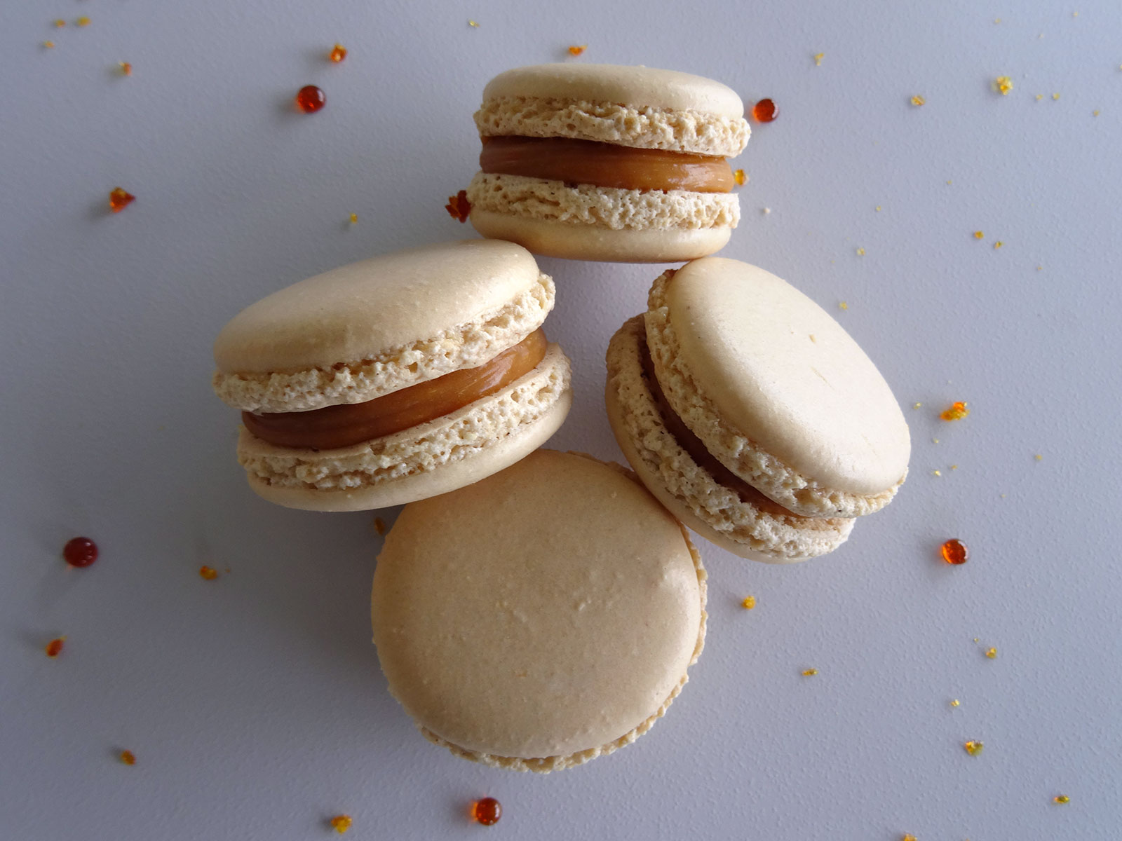 Macarons caramel beurre salé de Christophe Felder Macarons caramel beurre salé de Christophe Felder