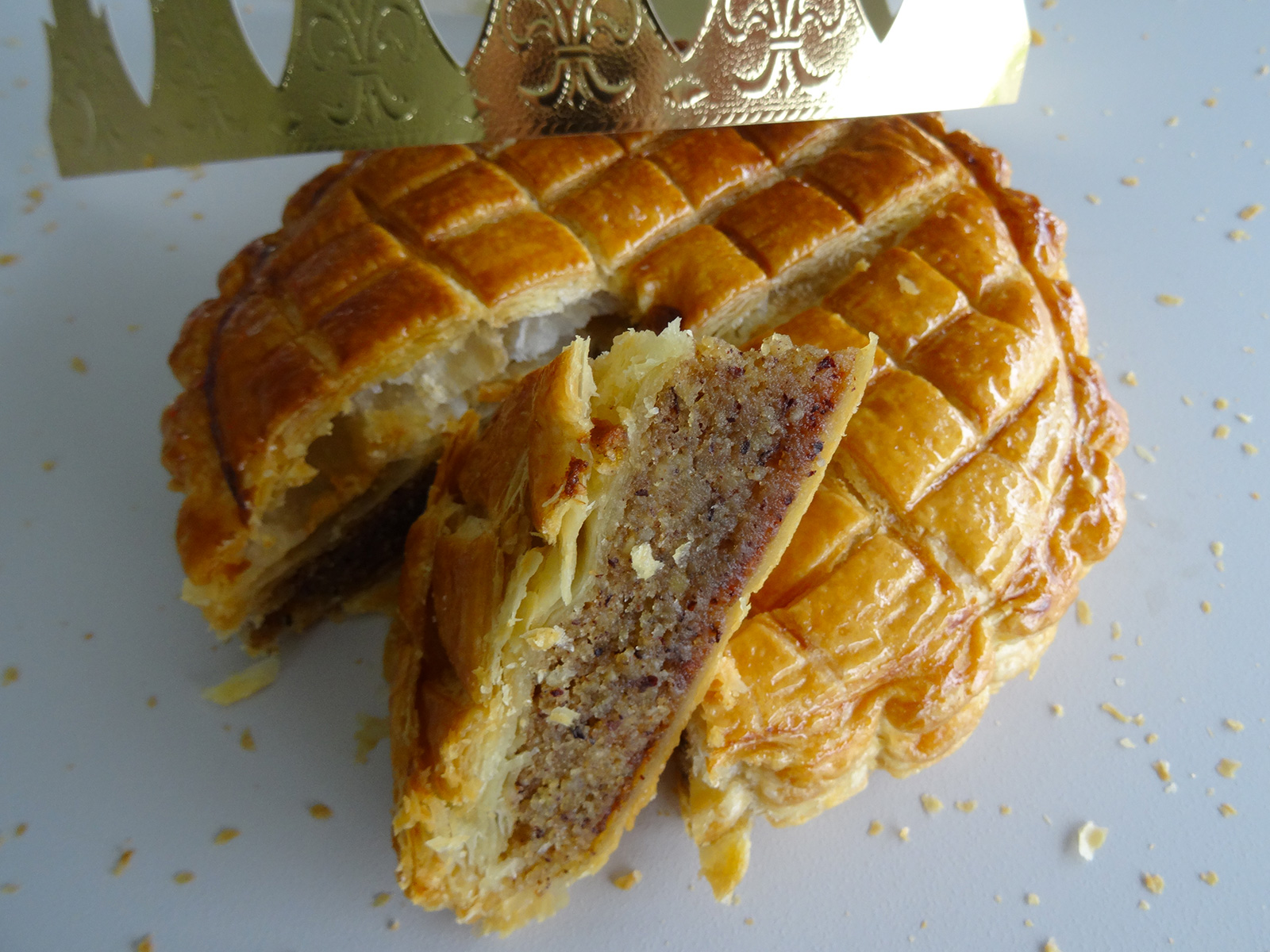 Galette des rois praliné noisettes Galette des rois praliné noisettes