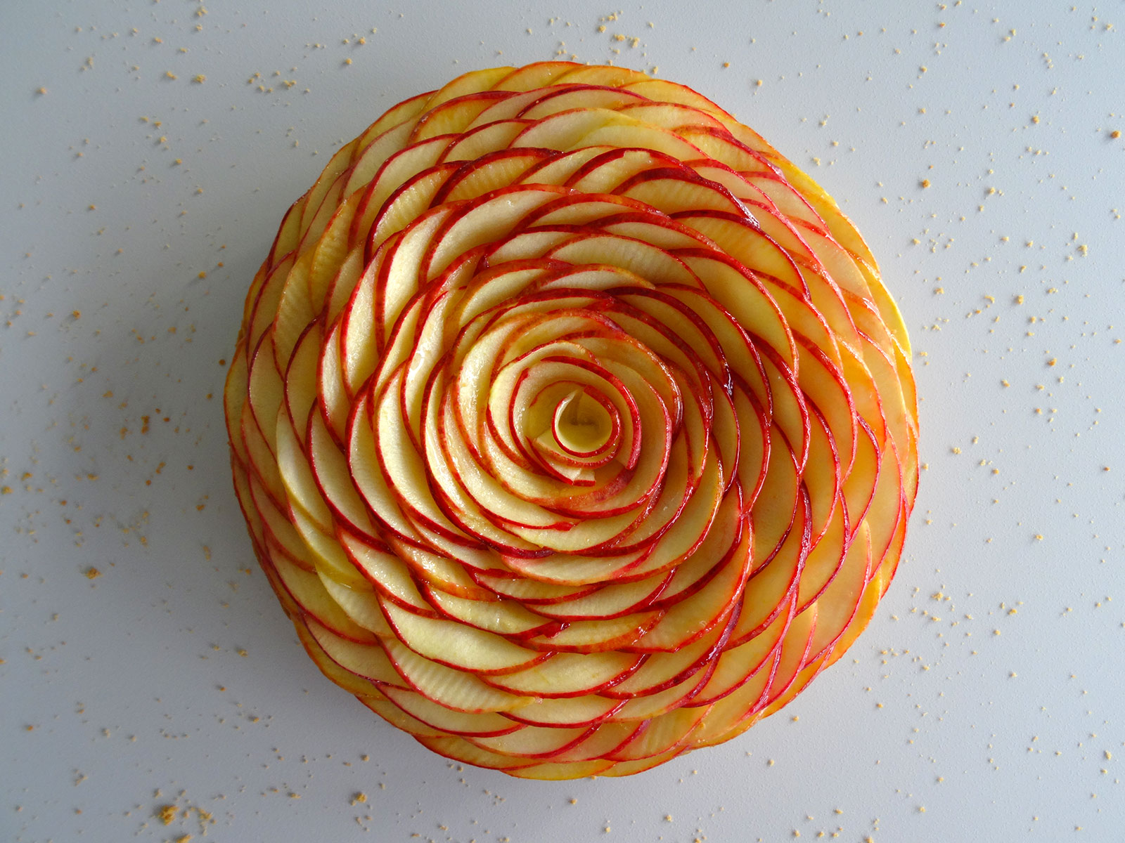 Tarte aux pommes façon Cédric Grolet – Fou de pâtisserie Tarte aux pommes façon Cédric Grolet – Fou de pâtisserie